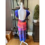 Farai London Arabella Halter Neck Cutout Dress Sunset Dream Womens Size Medium Photo 10