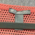 Forever 21 mesh peachy pink crop top beach S Photo 1