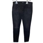 Hudson Jeans Natalie Cora Mid-Rise Super Skinny Ankle Jeans in black size 26 Photo 49