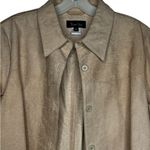 True Grit  Tan Leather‎ Shirt Jacket Photo 1