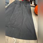 Tuckernuck NWOT  Elegant Black Button-Down midi Skirt size 8 Photo 4