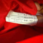 Gorgeous sexy v neck wedding gown long puffy sleeve. Red Size 12 Photo 14