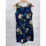 Vintage Pacific Legend Hawaiian Dress Womens Small Blue Cotton Hibiscus NEW Photo 4