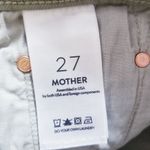 Mother Denim The Insider Hover Mermaid High Rise Straight Leg Jeans Inseam 30" Green Size 27 Photo 4