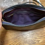 Diane Von Furstenberg  Navy leather bag. Vintage Photo 5