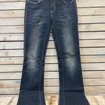 Vintage Rock 47 by Wrangler Low Rise Bootcut Jeans Cross Embroidered Y2K Sz 3/4 Blue Photo 2