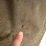 Vintage Ciao Ltd Plaid Sweater Gray Taupe Suede Dress Jacket 2 Piece Set Size 4 Multiple Photo 6