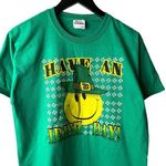 Hanes 2003 Irish Day T Shirt Vintage Y2K Small S Green Graphic Tee Photo 0