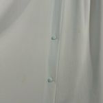 Vintage 1970s Shadowline Baby Blue Lace Trim Nylon Robe Small Long Lingerie Photo 3