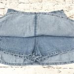 Venus Vintage Jean Skort Denim Skirt Mini Zip 90s Y2K Style Medium Shorts Photo 2