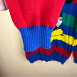 Disney 100 Mickey Mouse Striped Sweater Size XL Rainbow 100th Anniversary Photo 3