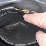 Bally Vintage Made in Italy Leather and Suede Crossbody Bag Black Photo 10