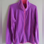 Xersion Activewear Purple Fleece Jacket Photo 1