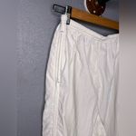 ZARA White Parachute Pants with Green Stitching (XS) Photo 4