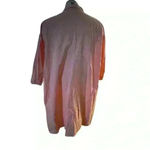 Refka red Linen button down shirt dress size 6 Photo 1