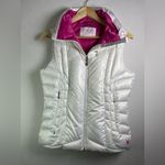 Spyder Women’s Timeless Down Vest White Shimmer / Spark Pink Lining Size M Photo 9