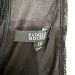 Badgley Mischka  Halter Neck Sequin Gown in Green, Size US 12 Photo 7