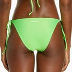 Ganni Solid Lime Green String Tie Bikini Bottoms Photo 1