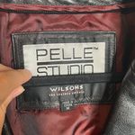 wilson's leather Vintage Wilson's black leather belted jacket Photo 2