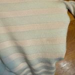 Wanakome Artemis Women’s Large Pale Green White Stripe Pullover Hoodie Nautical Photo 8