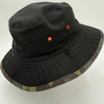 RVCA  Hawaii Island Hex Reversible Black & Camo Camouflage Boonie Bucket Hat Photo 2