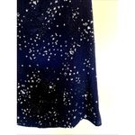 Sugar Lips  Navy Blue Allover Celestial Star Vneck Bow Mini Dress Medium NWOT NEW Photo 1
