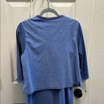 Carol Hochman Blue Sleeveless Lounge Maxi Dress set Photo 12