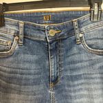 Kut From The Kloth  High Rise Crop Straight Leg Blue Jeans Sz 6 Photo 3