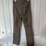 H&M  Tan Faux Leather Pants Size 2‎ Photo 1