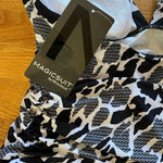 Miraclesuit Magicsuit‎ Zebra Print Zooloo Shaping Slimming Tankini Top Size 14 Black Photo 4