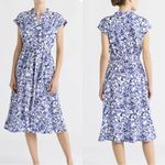 Free Assembly 100% Cotton Belted Button Front Utility Shirtdress ~ Size M 💚🍄 Blue Size M Photo 1