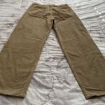 Motel Rocks  Beige Corduroy tan wide leg pants, size S casual high rise cottage Photo 10