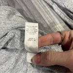 Athleta Gray Thin Long Sleeve Women's Top; Large Photo 6