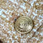 L'Agence Kasey Tweed Crop Jacket Large Bone Multi NWT Photo 14