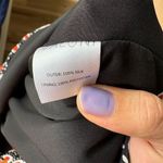 Saloni Women's Size 10 Silk Mini Dress Batik Dot Print Party Cocktail Black Photo 9