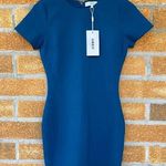 Likely  Manhattan short sleeve cerulean teal dress Photo 0