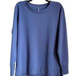 MTA Sport Legging Friendly Fleece Crewneck Sweatshirt Thumbholes Periwinkle Blue Medium Photo 1