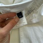 Fidelity Denim Malibu High Wide Leg Cropped White Jeans size 29 Photo 4