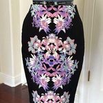 Mossimo Supply Co Mossimo Watercolor Flower Pencil Skirt with Pockets Photo 0