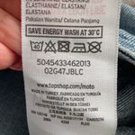 Topshop Moto Distressed Ripped Raw Hem Light Blue Y2K Jeans, size 26x30” Photo 4