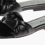 BY FAR Black Knotted Women's Sandals Size 9 Photo 0