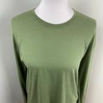 Roberto Collina Military Green Fine Knit Long Sleeve T Photo 1