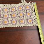 ZARA  Crocheted Floral‎ Crop Top Photo 1