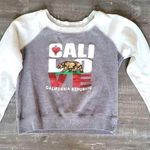 California Republic Varsity Sweatshirt Women's Sz M Gray Size M Photo 0