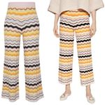 MaxMara Tenore Teouser Multicolor in Chevron Stripe Resort Travel Vacation XS Orange Photo 1
