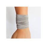 Boutique NEW Trendy‎ Silver Guitar String Bracelets Stackable Boho Statement Pieces, OS Photo 8