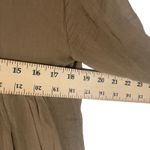 Live Happy Women's Size S/M Sage Green‎ Sheer Boho Long Sleeve Babydoll Top Photo 8