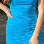 Princess Polly  Dress Mini Blue One-Shoulder Photo 0