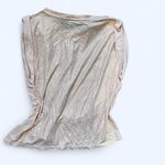 EXPRESS  Women's Peach and Cream Shirt Photo 5