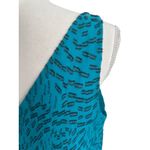 Lilly Pulitzer  Teal Patterned Dress Tank Top Size Small Photo 1